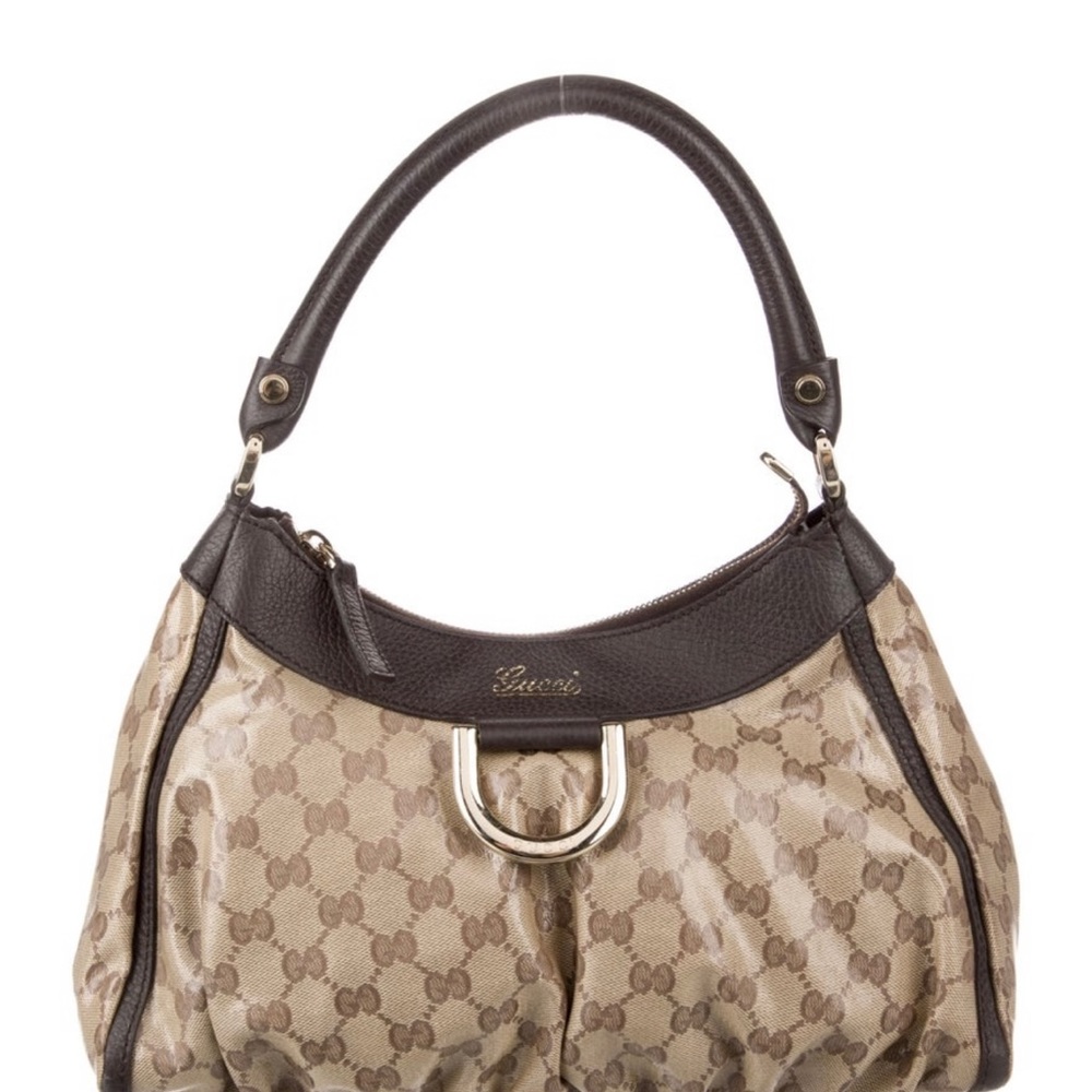 Gucci Small GG Crystal Abbey D-Ring Hobo
